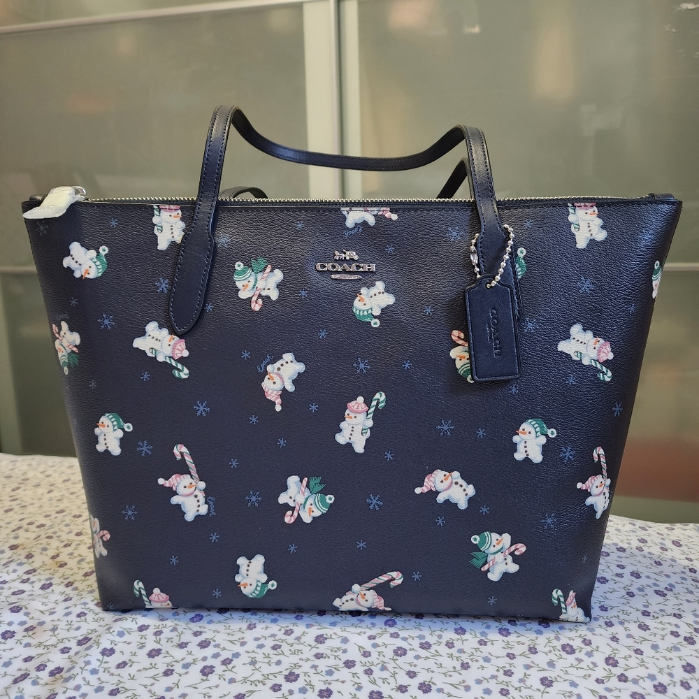 New Coach Zip Top Tote bag